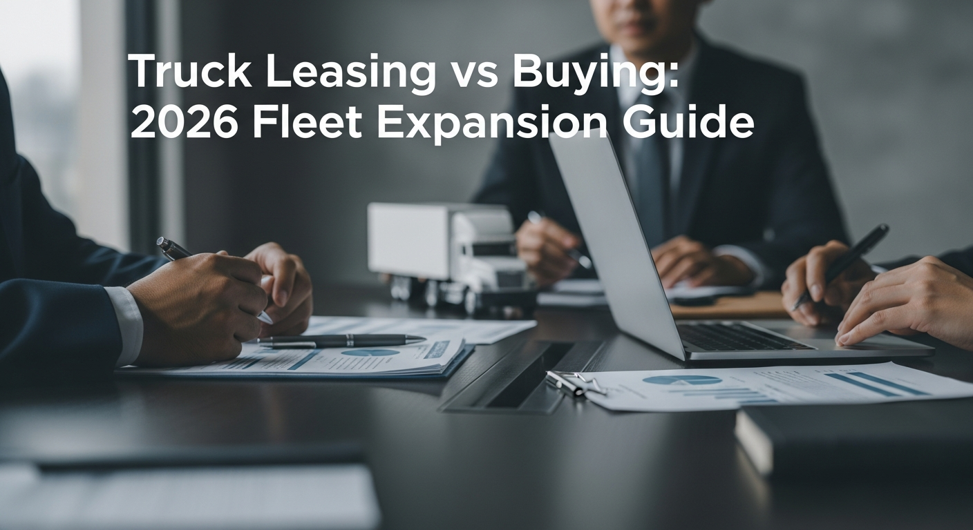 Illustration: Truck Leasing vs Buying: 2026 Fleet Expansion Guide